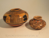 Two Polychrome Hopi Jars by Nyla Sahmie Image 1