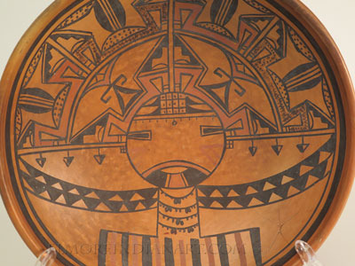 Hopi Pahlik Mana Kachina Bowl by Nampeyo, c.1910