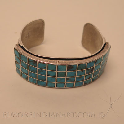 Zuni Channel Inlay Bracelet, c.1970 