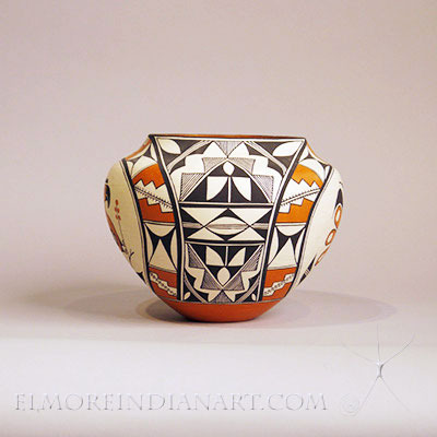 Acoma Parrot Jar by Florence Aragon