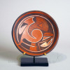 Hopi B&W on Red Plate by Zella Cheeda Image 4