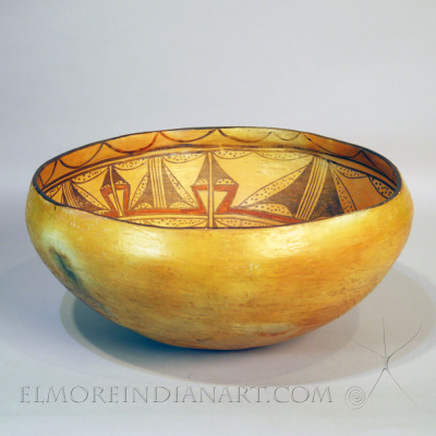 Large Hopi PC Bowl w/ Pahlik Mana by Nampeyo c.1900