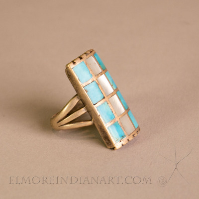 Zuni Channel Inlay Ring