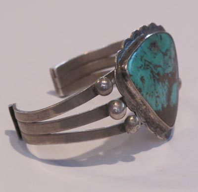 Old Navajo Triangular Stone Bracelet