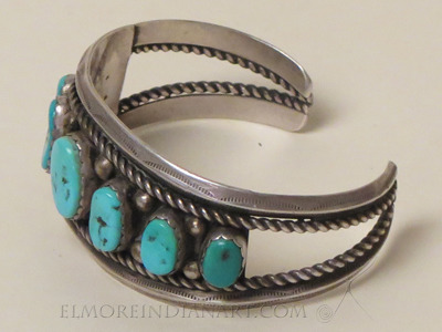 Seven Stone Navajo Bracelet, c.1940