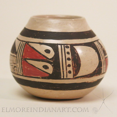 Hopi Polychrome Miniature Jar by Fannie Nampeyo