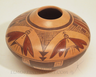 Hopi Polychrome Moth Jar by Vernida Polacca Nampeyo