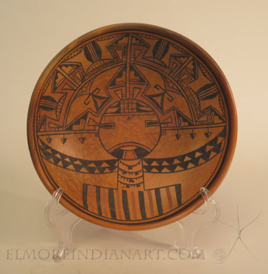 Hopi Pahlik Mana Kachina Bowl by Nampeyo, c.1910