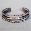 Navajo Silver Bracelet, c. 1940 Image 1
