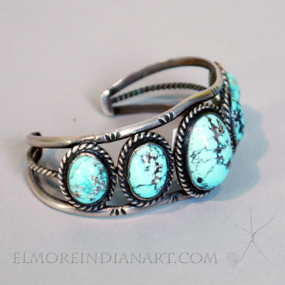 Mid Century Turquoise Bracelet