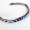 Old Ingot Silver Navajo bangle, c. 1920 Image 2
