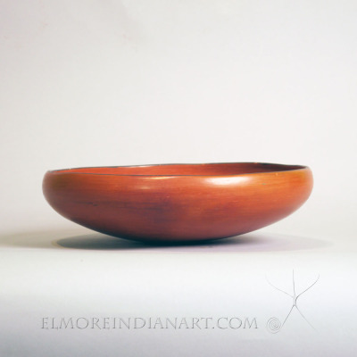Hopi B&W on Red Bowl, c. 1920