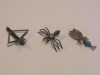 Three Navajo Silver Bug Pins Image 1