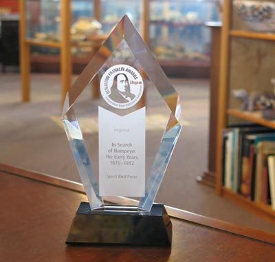 In Search of Nampeyo Wins First Place in IBPA's Ben Franklin Awards