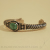 Navajo Silver and Turquoise Bracelet by John B. Begay, Jr. Image 1