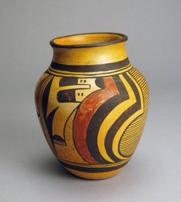 Hopi Polychrome Jar by Lena Charlie