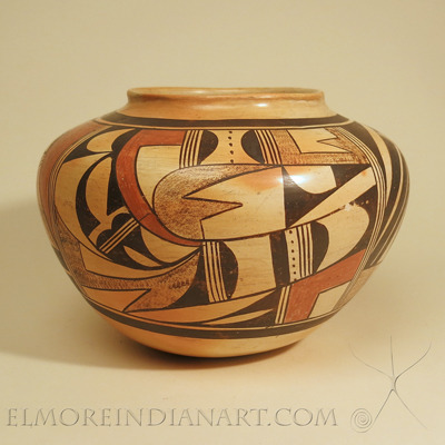 Hopi Polychrome Storage Jar by Paqua Naha (Frog Woman)