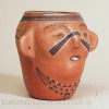 Hopi Black and White on Red Effigy Head Jar by Nampeyo, c.1915-1920 Image 3