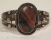 Navajo Petrified Wood Bracelet, c.1930 Image 1