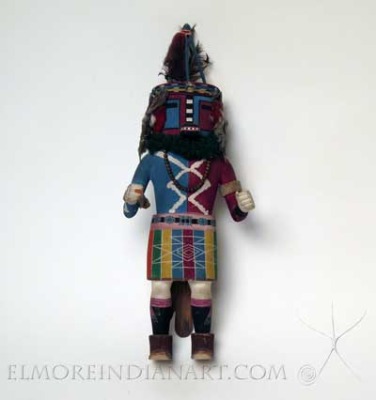 Hopi Marao Kachina Doll With Necklace, c.1950