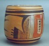 Short Hopi Cylinder Vase, c.1930 Image 1