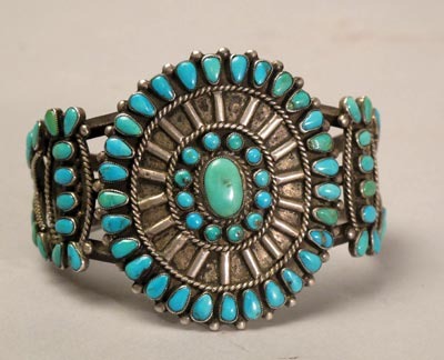 Zuni Cluster Bracelet c.1935