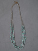 Pueblo Three-Strand Turquoise and Heishe Necklace Image 1