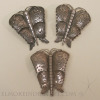 Rare Navajo Silver Butterfly Pins by John Silver Image 1