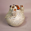 Large Zuni Owl w/ Two Chicks by Nellie Bica Image 2