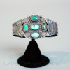 Five Stone Navajo Silver Bracelet, c. 1930 Image 1