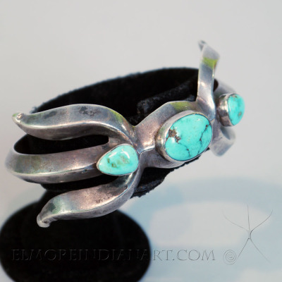 Navajo Sand Cast Bracelet c. 1920-30