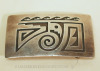 Hopi Silver Overlay Belt Buckle, c.1950s Image 2