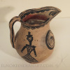 Rare Cochiti Pitcher with Two Ladies, c.1885 Image 3