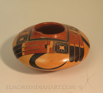 Contemporary Hopi Seed Jar by Nyla Sahmie