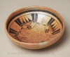 Hopi Yellowware Open Bowl with Four Rainbows, Nampeyo, c. 1915 Image 1
