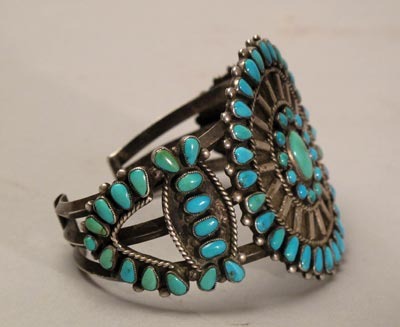 Zuni Cluster Bracelet c.1935