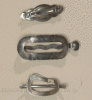 Three Silver Barrettes, c.1950-60 Image 2