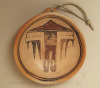 Hopi Small Polychrome Dish with Lug, c.1905 	 Image 1