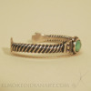 Navajo Silver and Turquoise Bracelet by John B. Begay, Jr. Image 2