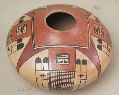 Hopi Polychrome Seed Jar by Vernida Polacca Nampeyo