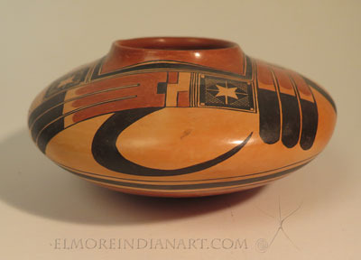 Contemporary Hopi Seed Jar by Nyla Sahmie