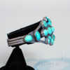 Old Zuni cluster bracelet with 13 great stones, c.1925 Image 4