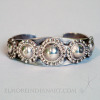 Navajo Silver Bracelet with Silver Domes, c. 1930 Image 1