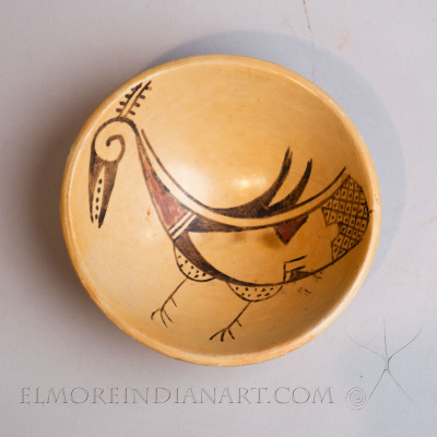 Hopi Polychrome Bird Dish