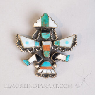 Zuni Knifewing Pin c. 1930