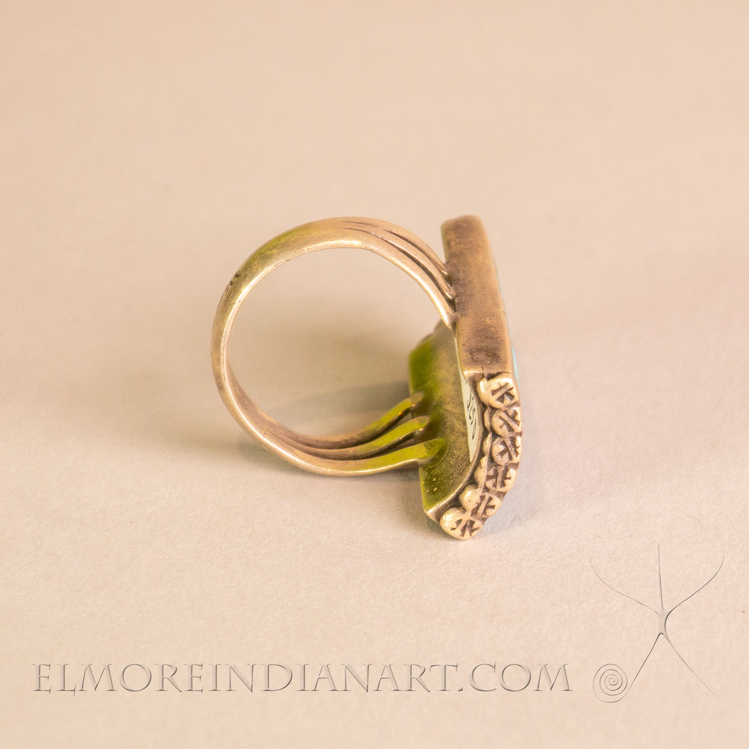 Zuni Channel Inlay Ring - Image 5