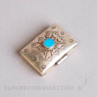 Navajo Silver Pillbox