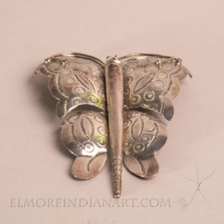 Hopi Silver Butterfly Pin, c. 1930