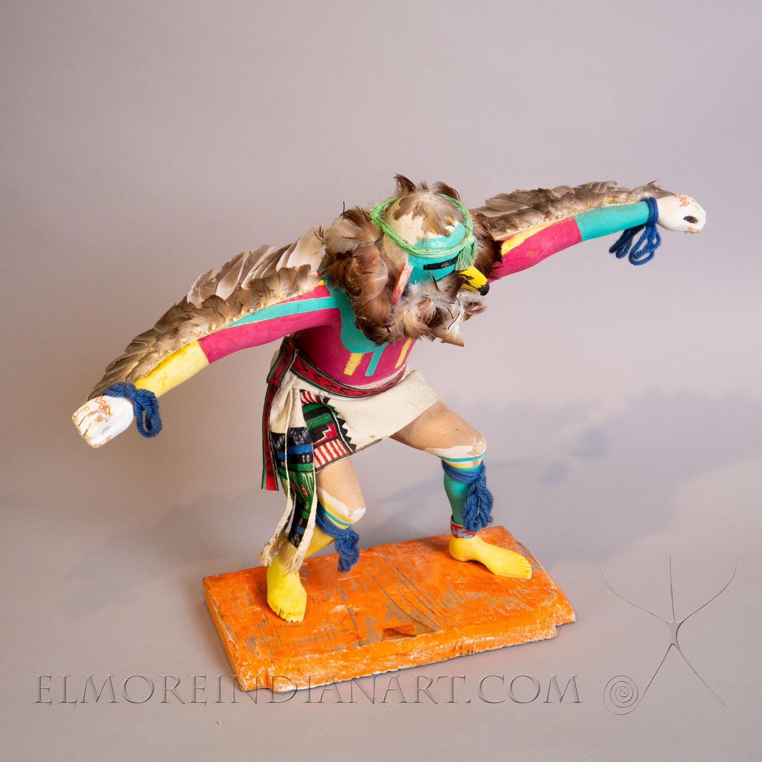Hopi Eagle Dancer “Kwahu” Kachina, 1968 - Image 18