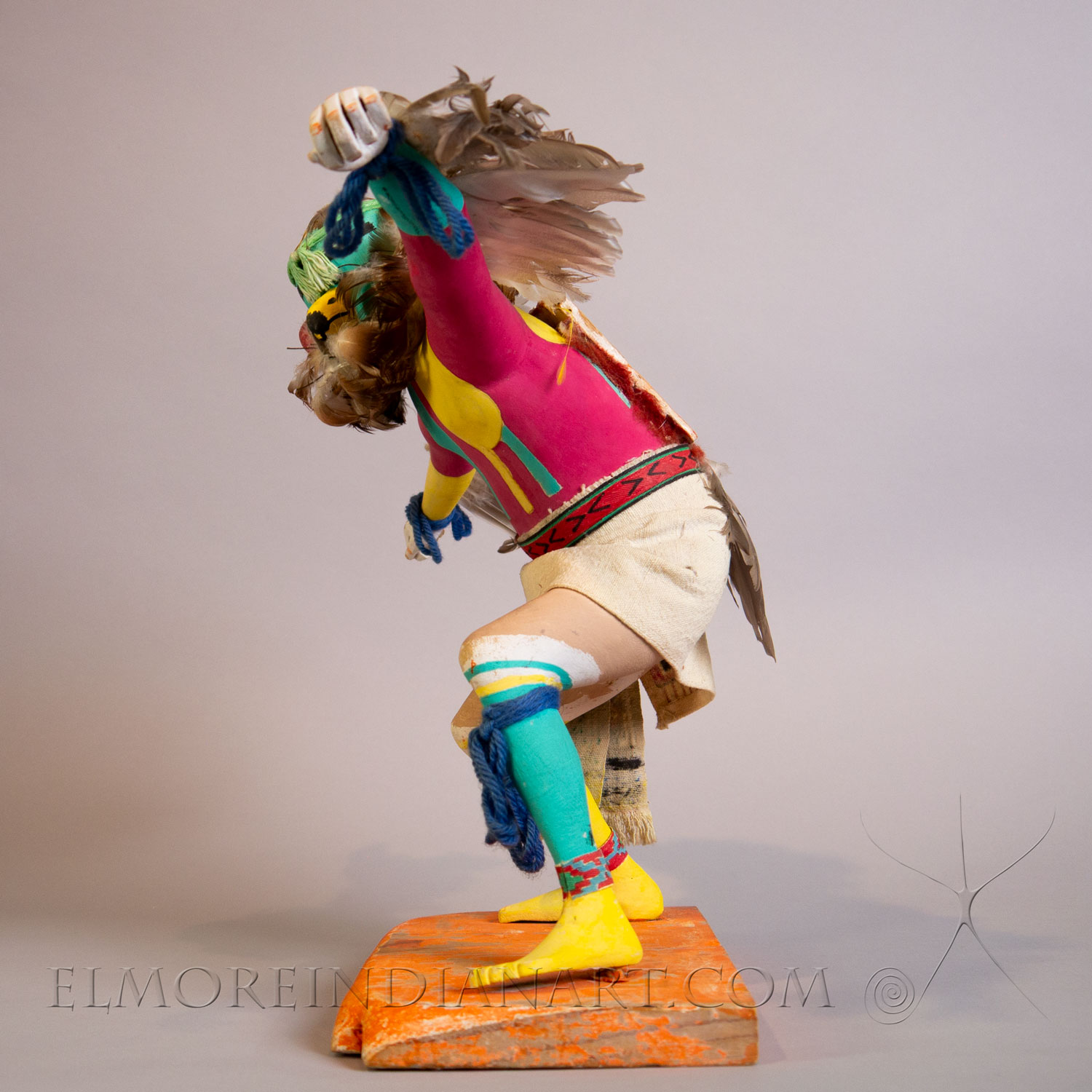 Hopi Eagle Dancer “Kwahu” Kachina, 1968 - Image 5